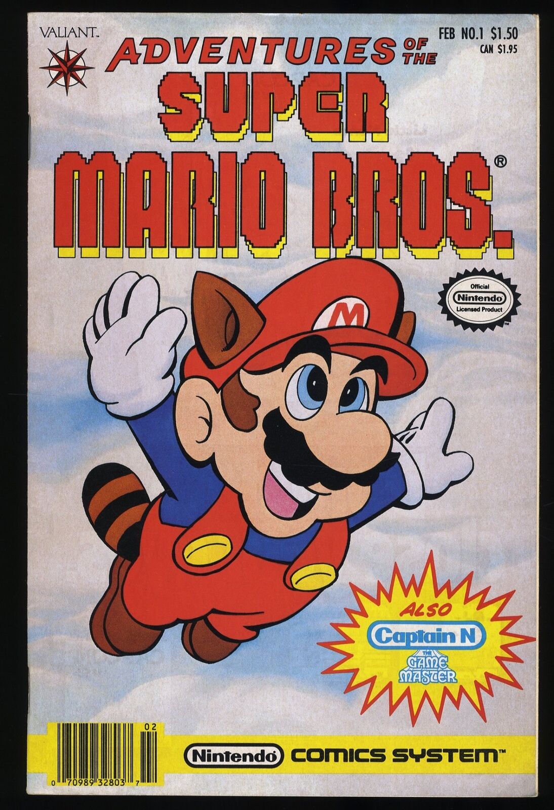 Adventures of the Super Mario Bros. #1 FN+ 6.5 Valiant 1991
