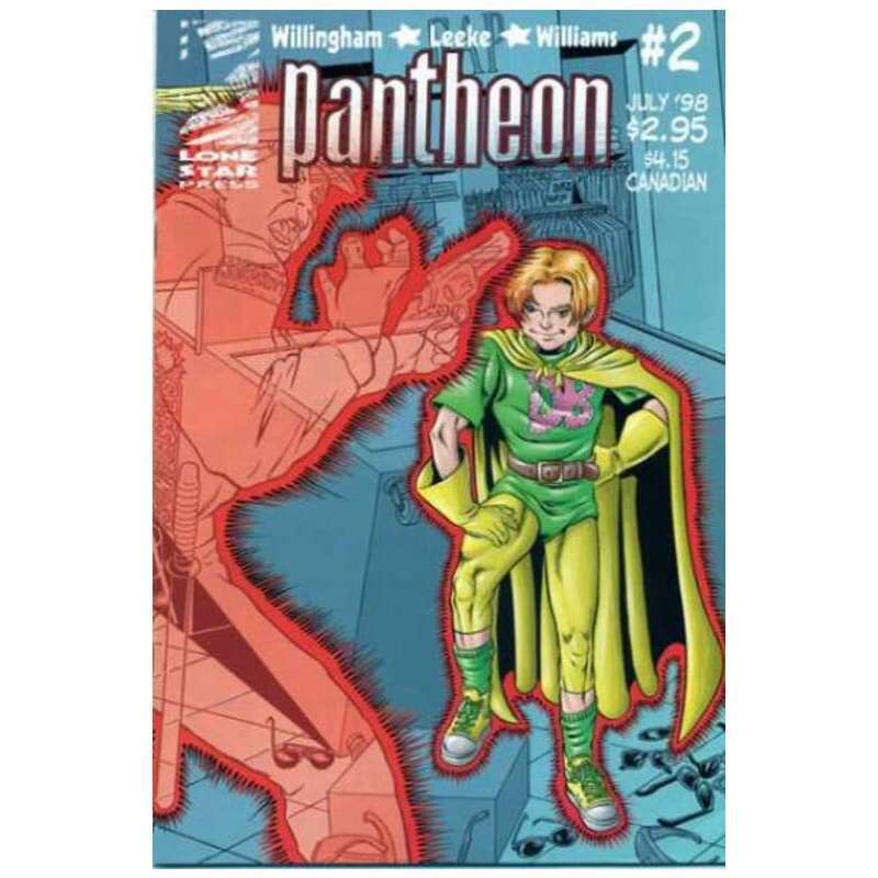 Pantheon #2 Cover A  - 1998 series Lone Star comics NM+ [k\'