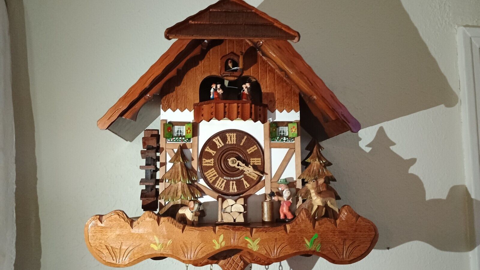 cuckoo clock (vintage) / Edelweiss Der frohliche Wanderer