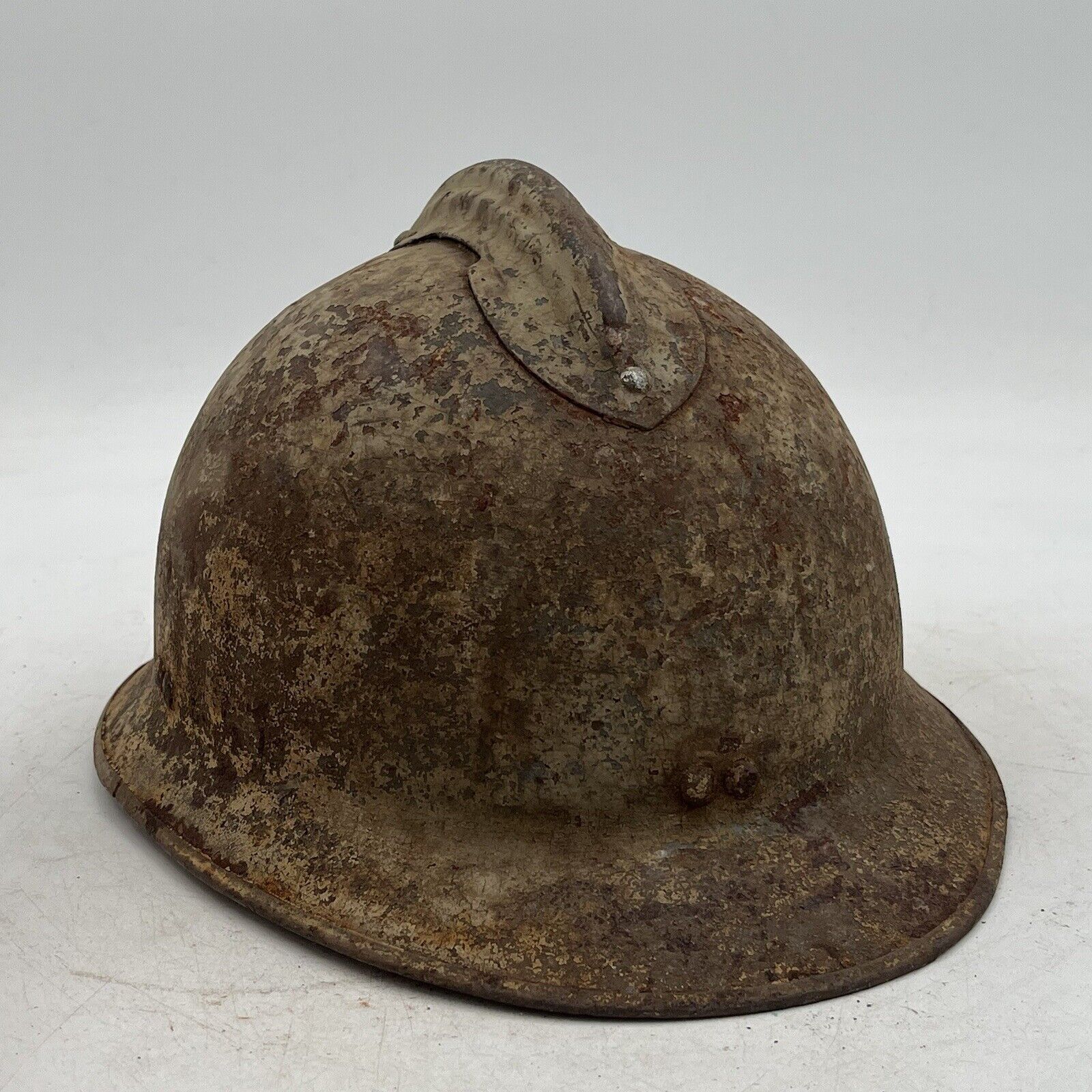 Genuine WW1 French M15 Adrian infantry helmet casque stahlhelm casco elmo 胄 шлем
