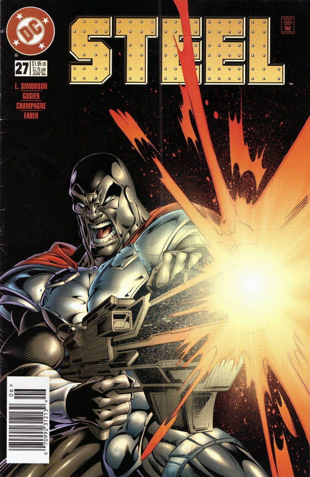 Steel #27 Newsstand Cover (1994-1998) DC Comics