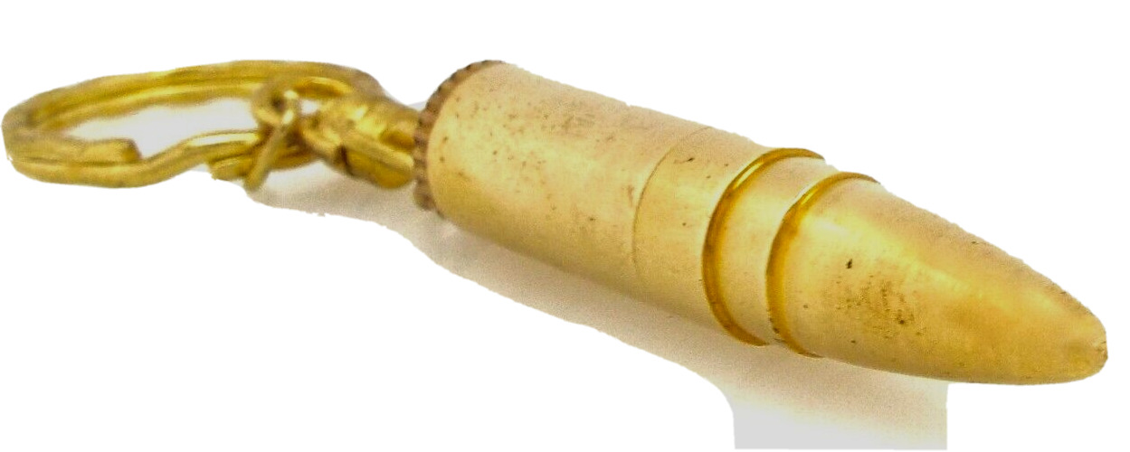 Bullet Lighter - Fire Torch Oil Keychain Lighter - Vintage ~#0158