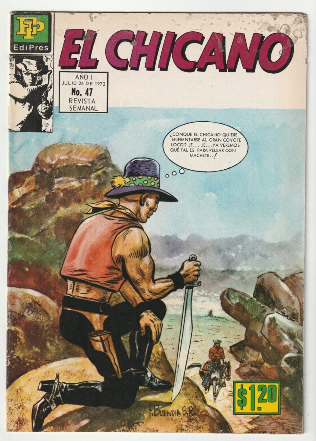 El Chicano #47 - EdiPres - Mexico 1972