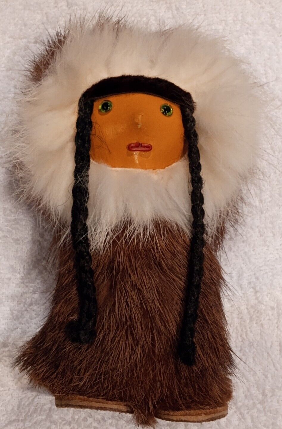 Vintage Eskimo Girl Doll Figure