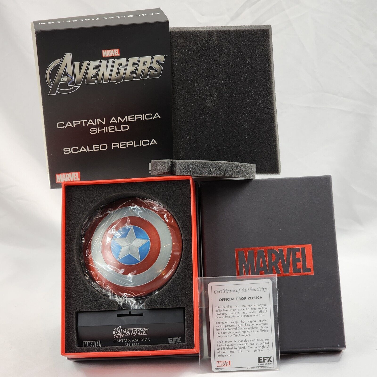 SDCC Comic Con EFX Captain America 1/6 Scale Replica Shield Avengers Movie New