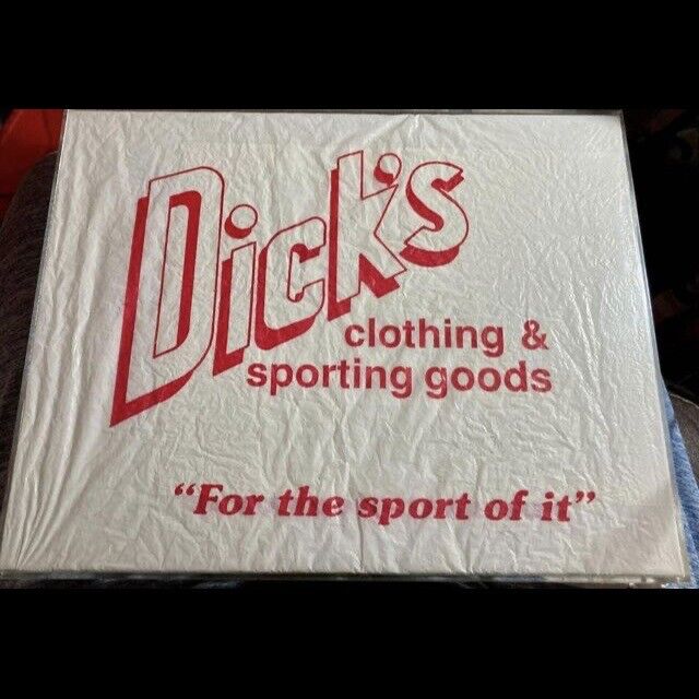 Vintage Dick’s Sporting Goods Plastic Bag