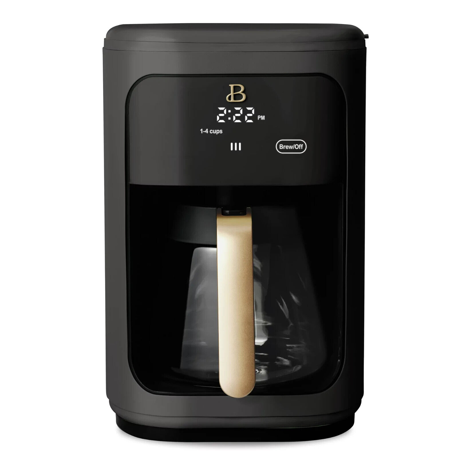 Beautiful 14-Cup Programmable Drip Coffee Maker W/Touch-Activated Display, Black