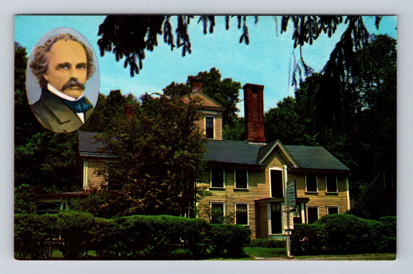 Concord MA-Massachusetts, Hawthorne\'s Wayside, Antique, Vintage Postcard