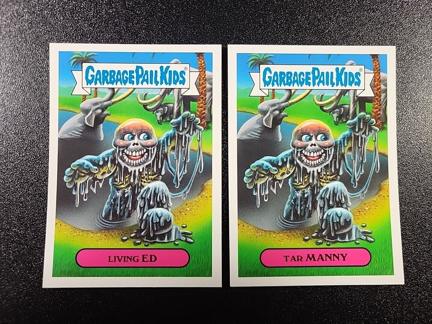Return of the Living Dead Tarman Spoof Garbage Pail Kids 2 Card Set