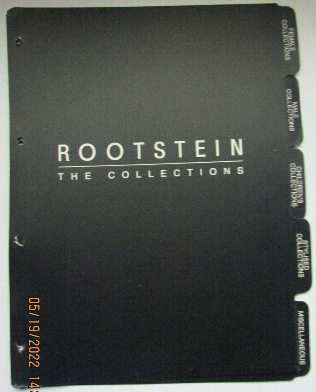 Vintage Adel Rootstein Mannequin Collection Binder Dividers Rare Visual Supplies