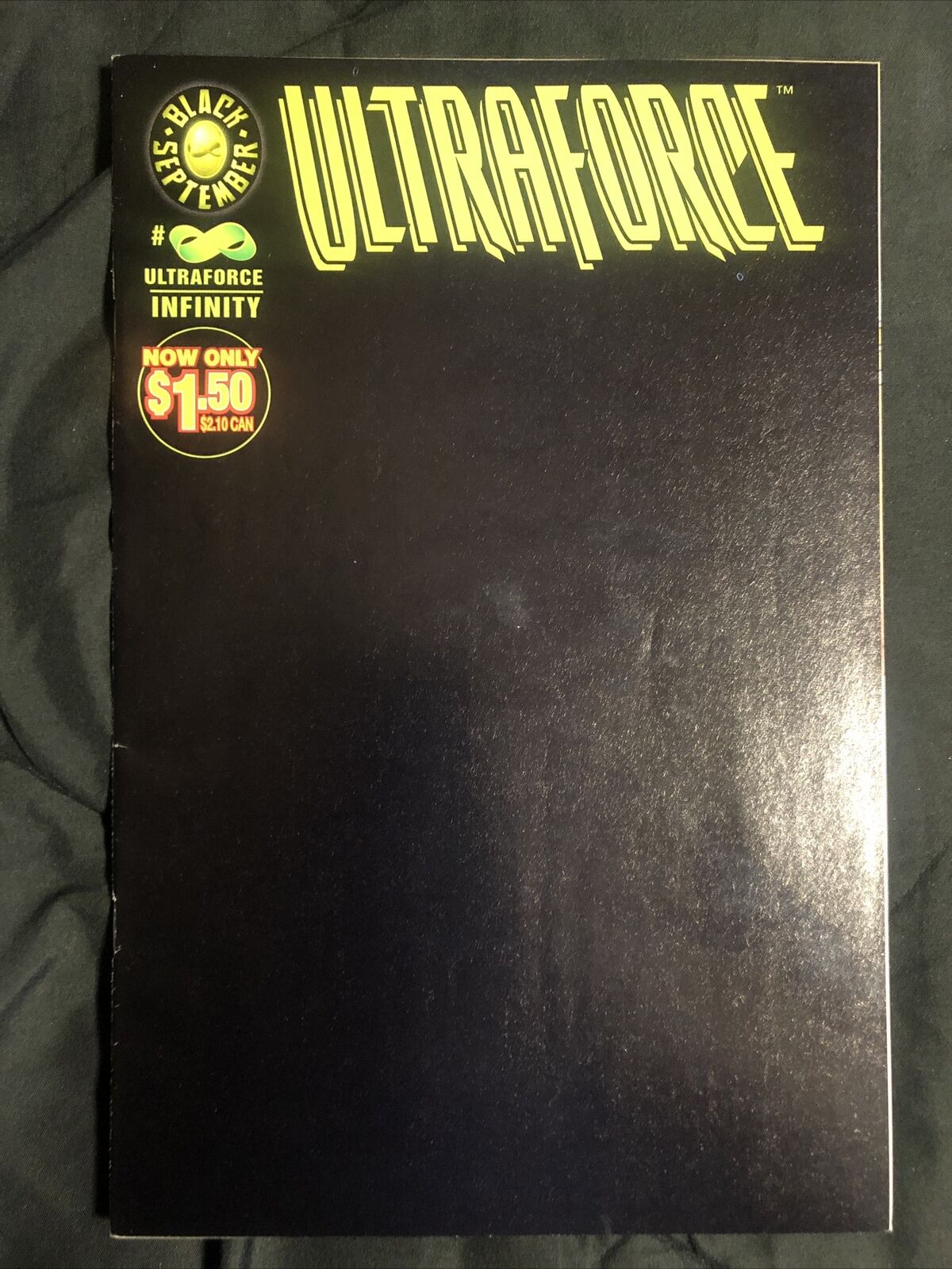 Ultraforce (1995 series) Infinity #1 black cover in Malibu Comic VF/NM