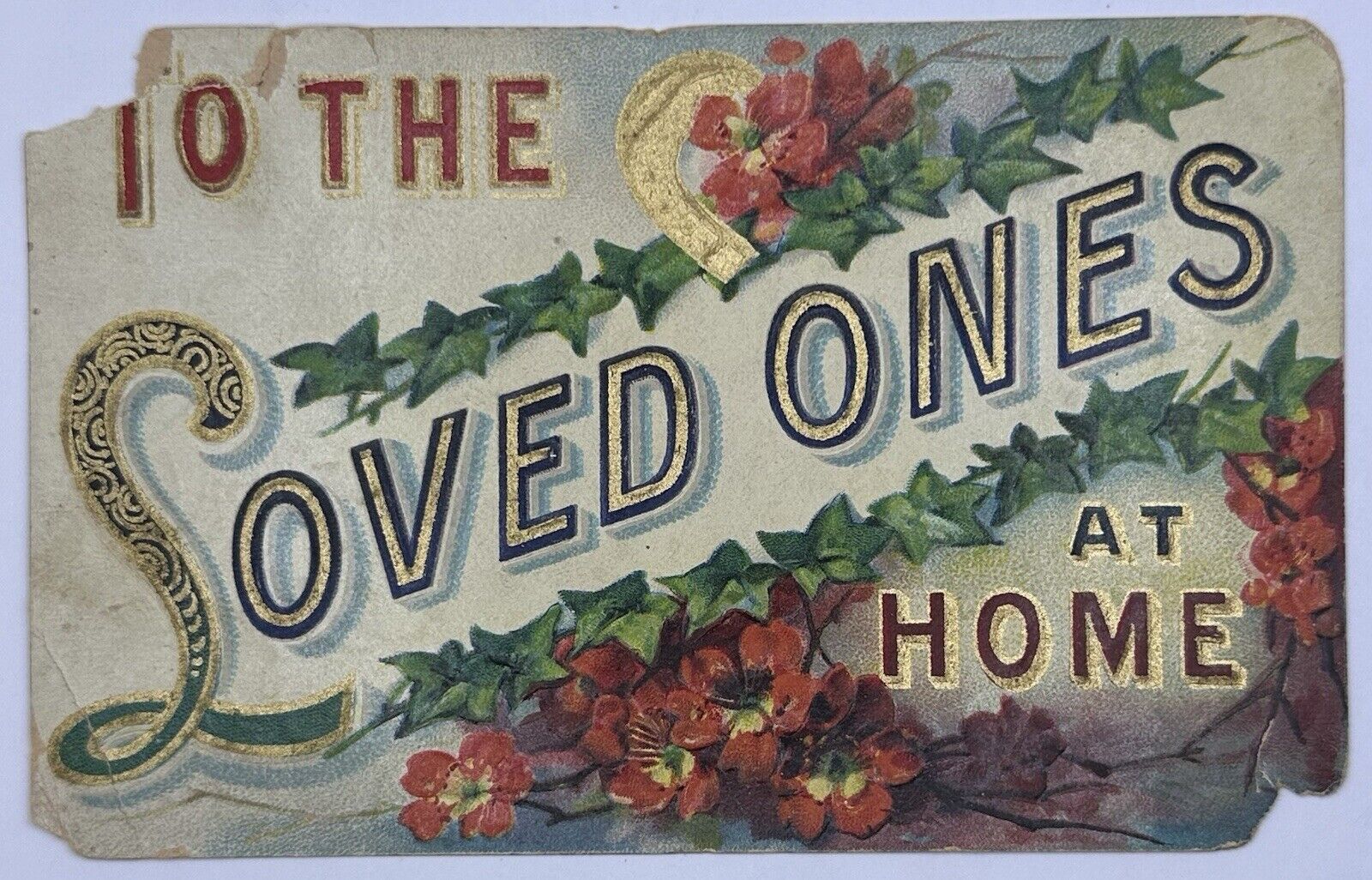 1907-1915 To The Loved Ones At Home Postcard 