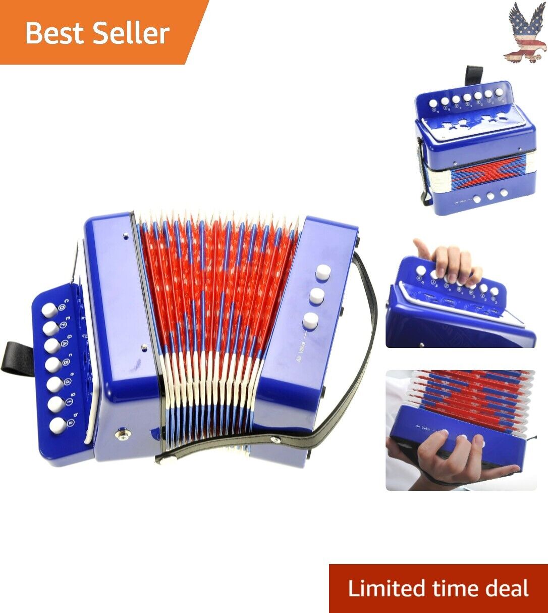 Kids Interactive Educational Accordion | Easy Musical Learning | Portable