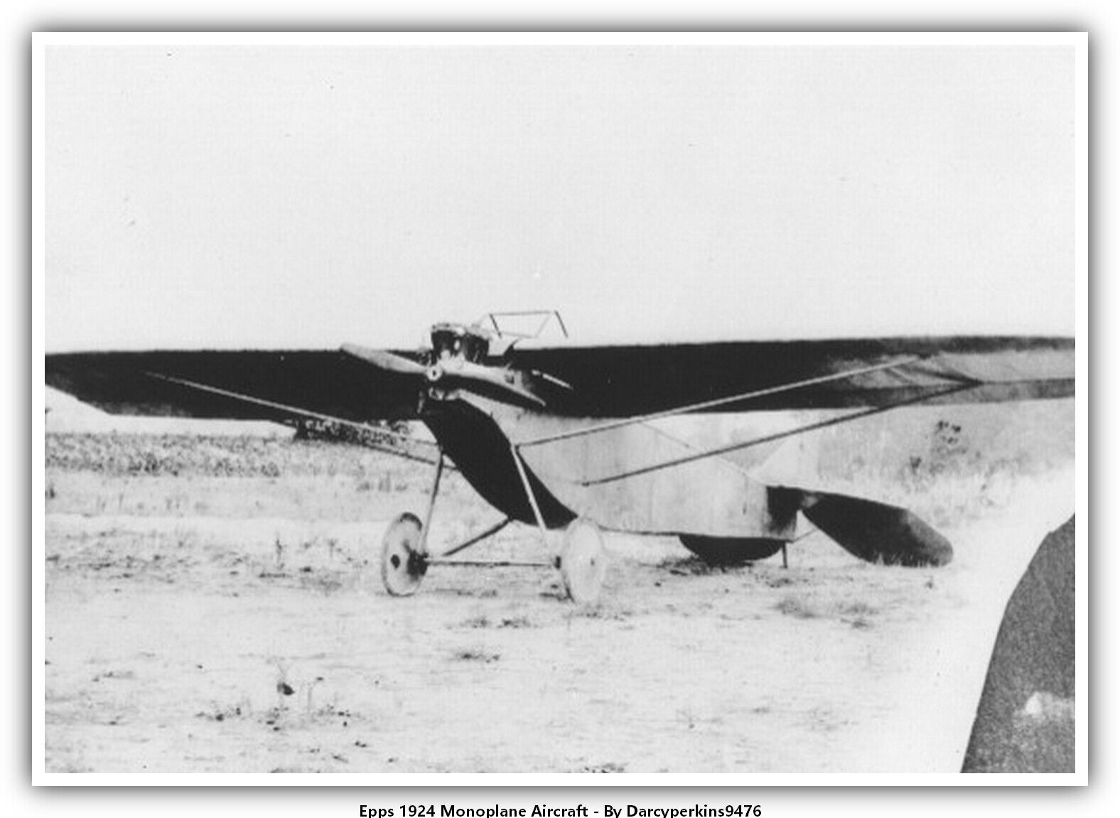 Epps 1924 Monoplane Aircraft