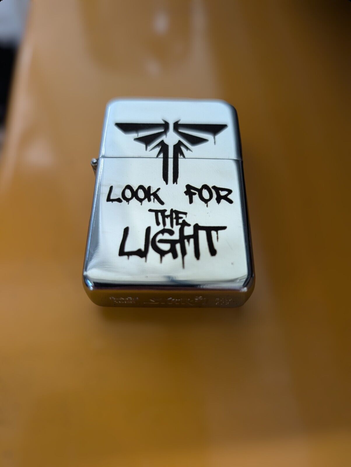 The Last Of Us Custom Engraved Windproof Star Lighter Like Zippo With Custom Box