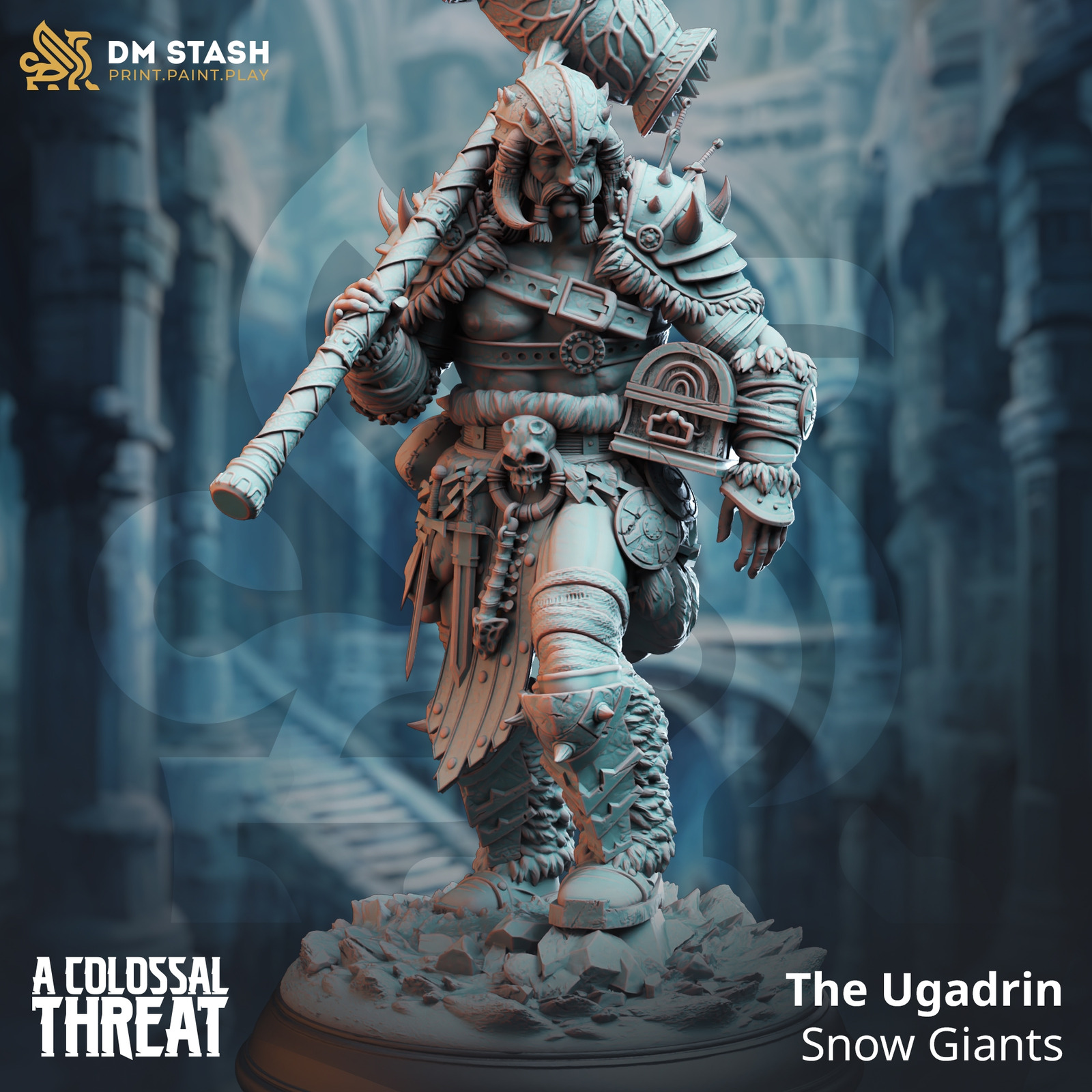 The Ugadrin, Snow Giants | DM Stash | DM Stash | DnD | Fantasy Miniature