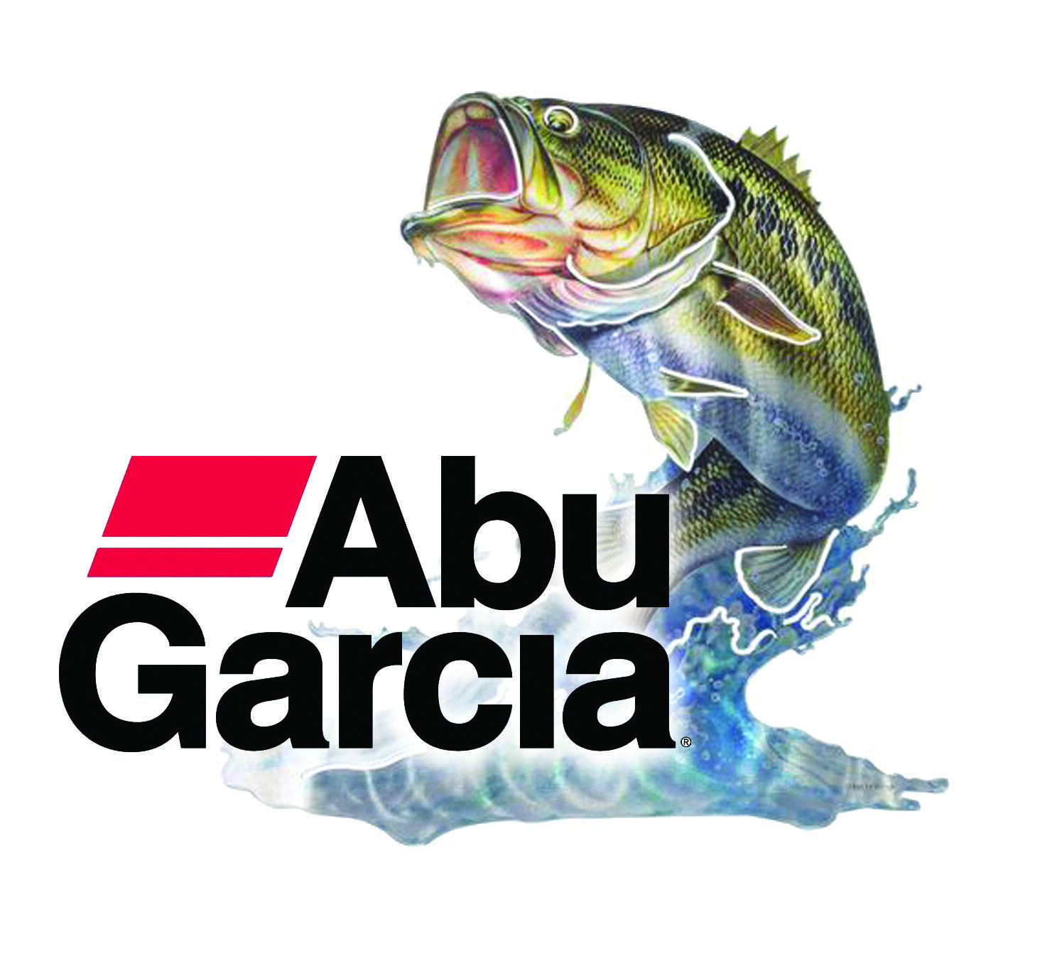 ABU GARCIA STICKER DECAL BASS FISH REEL TACKLE BOX LABEL ROD LINE TOOLBOX USA