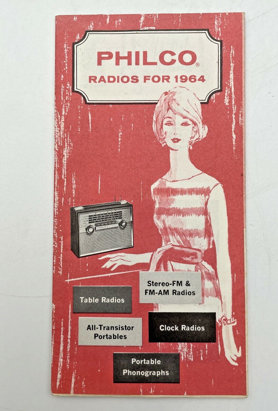 Philco Radios For 1964 Brochure Radio AM FM Transistor Portable Stereo Fold Out