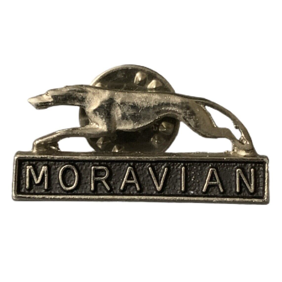Vintage Moravian University Amos the Greyhound Souvenir Pin