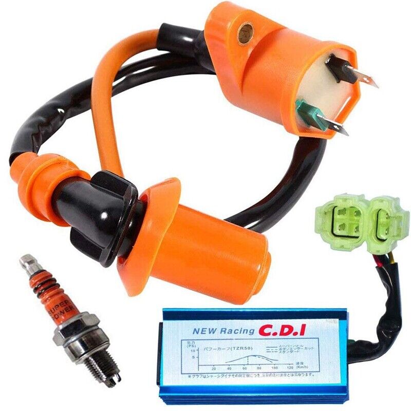 High  Racing Ignition Coil 6 Pin CDI 3 Electrode  for GY6 50Cc 150Cc 125Cc2216