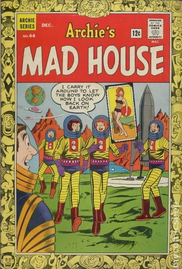 Archie\'s Madhouse #44 FN- 5.5 1965 Stock Image Low Grade