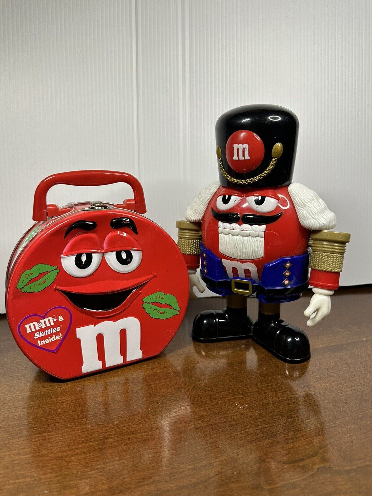 M&M Nutcracker Red/Blue Candy Dispenser 9\
