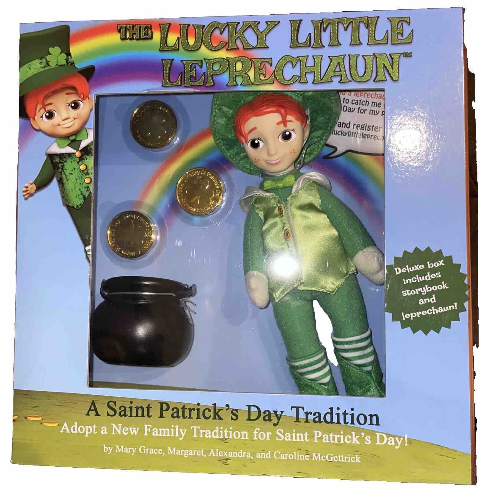 The Lucky Little Leprechaun- A Saint Patrick\'s Day Tradition Leprechaun Doll...