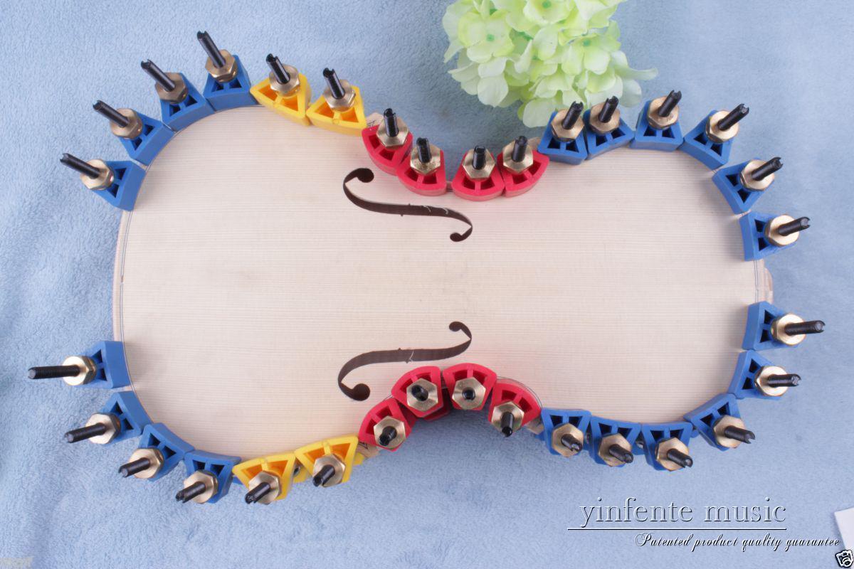 32 pcs X Violin clamps fix top and back Durable for 4/4 full size Luthier tools