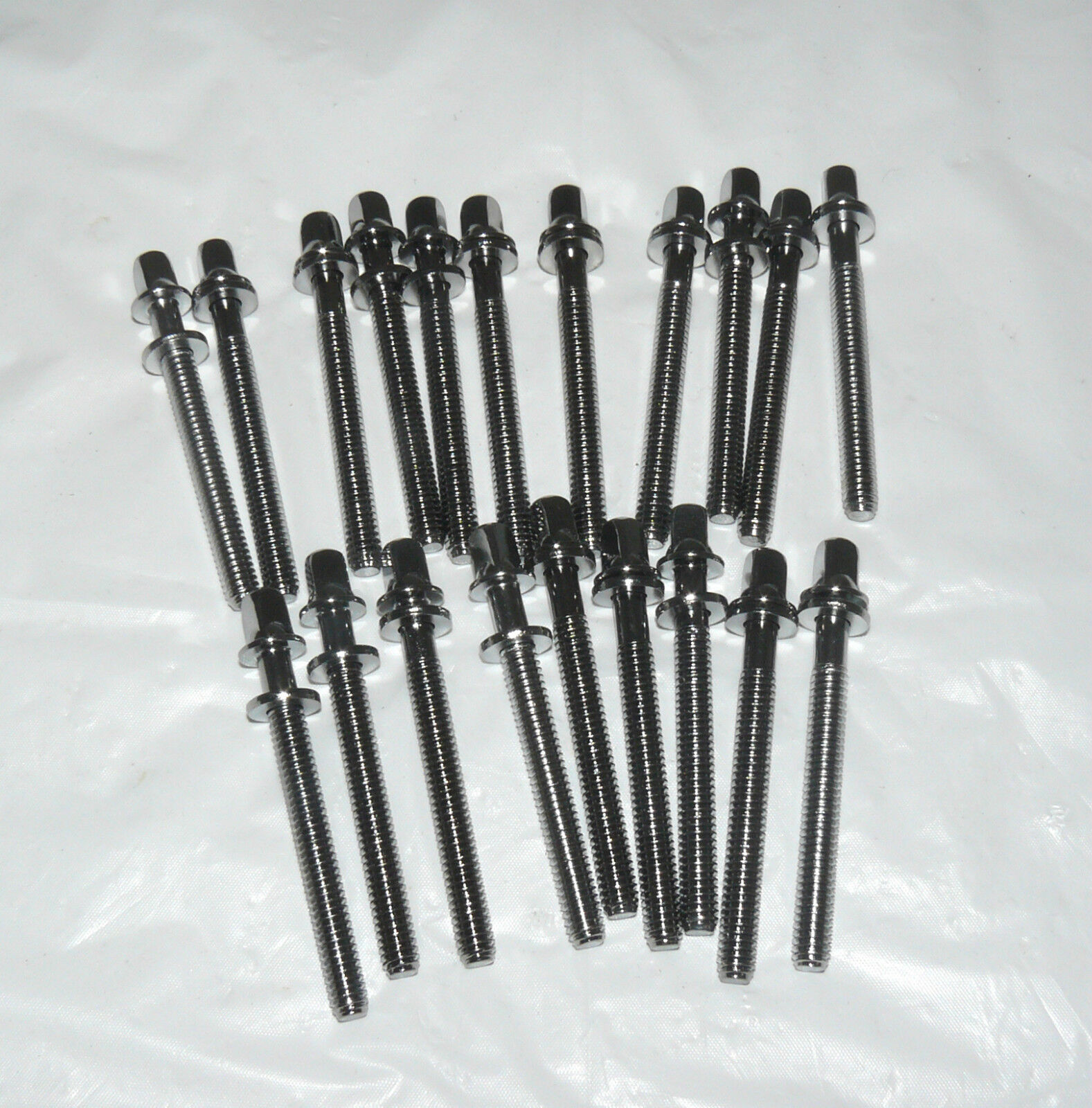 20 NEW Chrome Drum Tension Rods 52mm/2
