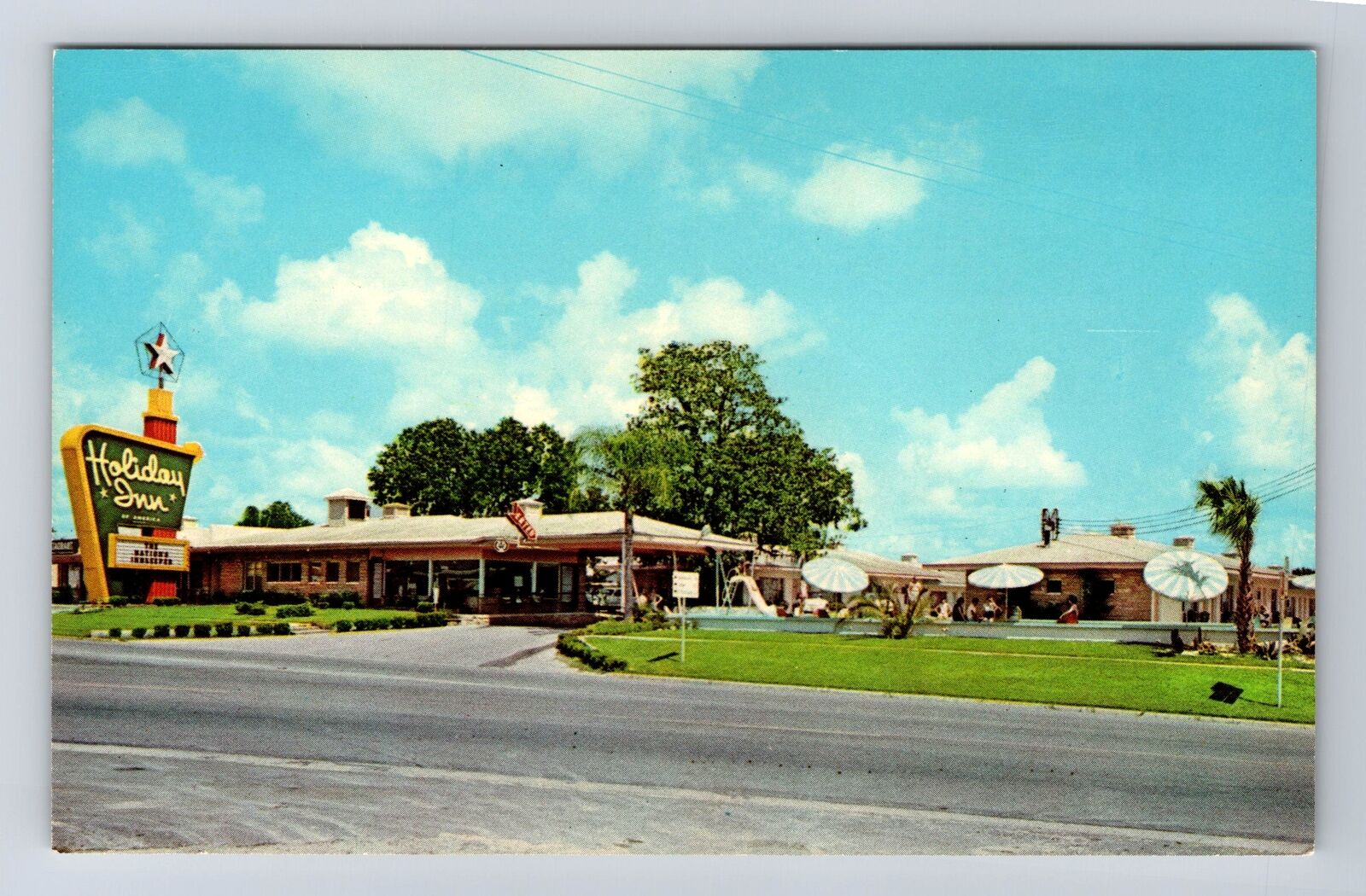 Williston FL-Florida, Holiday Inn, Advertisment, Antique, Vintage Postcard