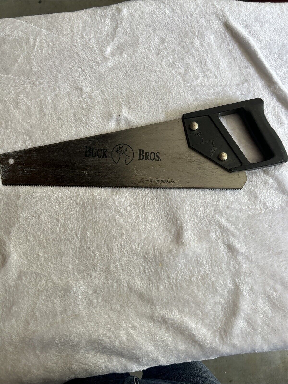 Buck Bros Vintage 14” Hand Saw Made In USA Pre-owned