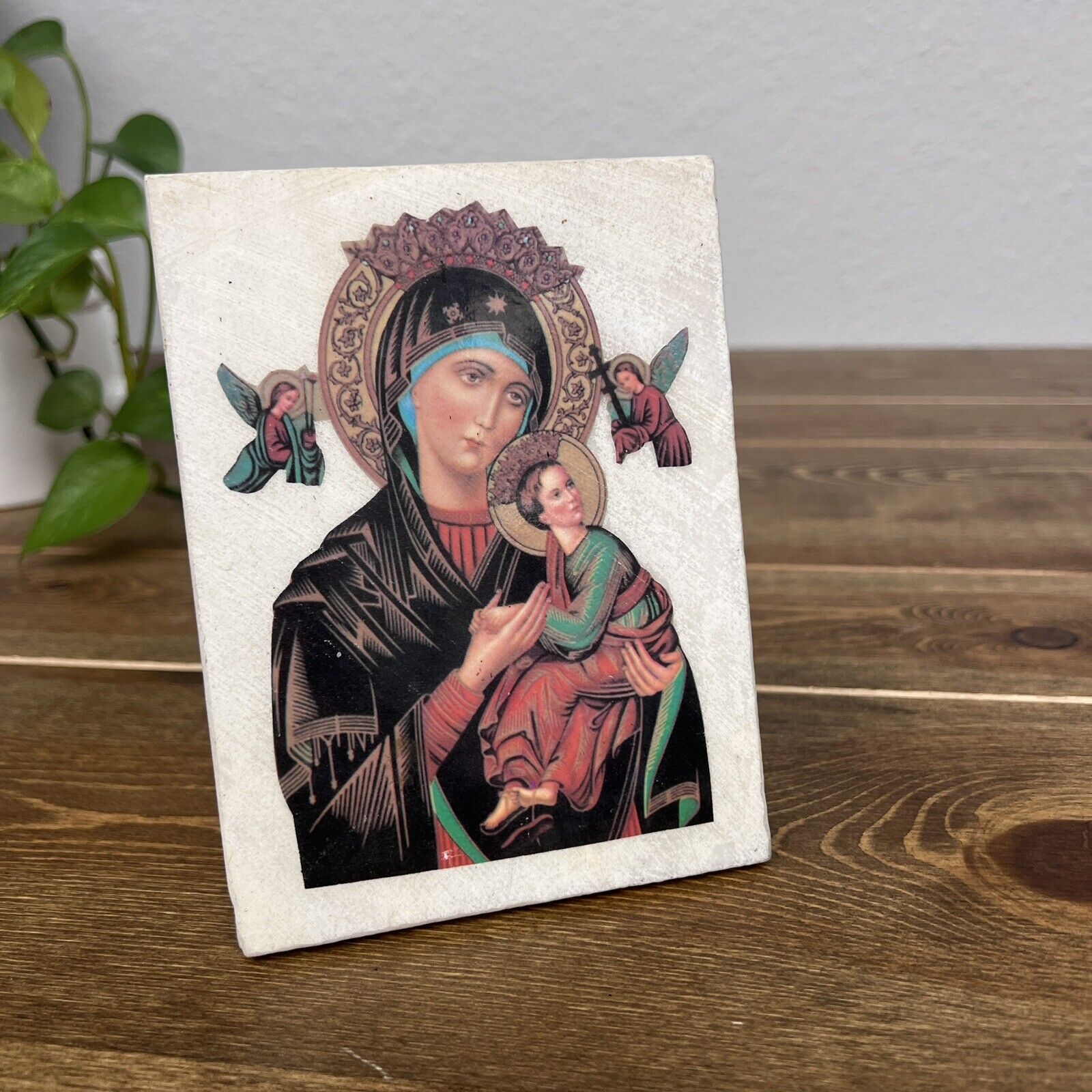 Our Lady of Perpetual Succour Orthodox Icon Spanish Nuestra Senora Del Perpetuo