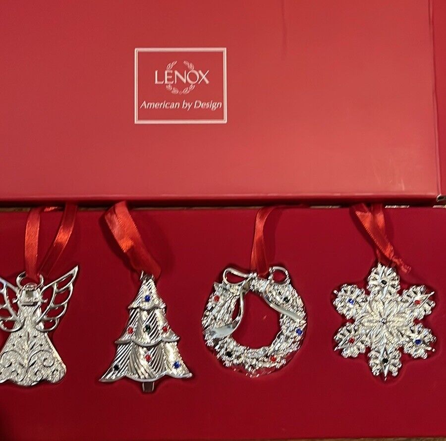 Lenox Silver Plated Ornaments