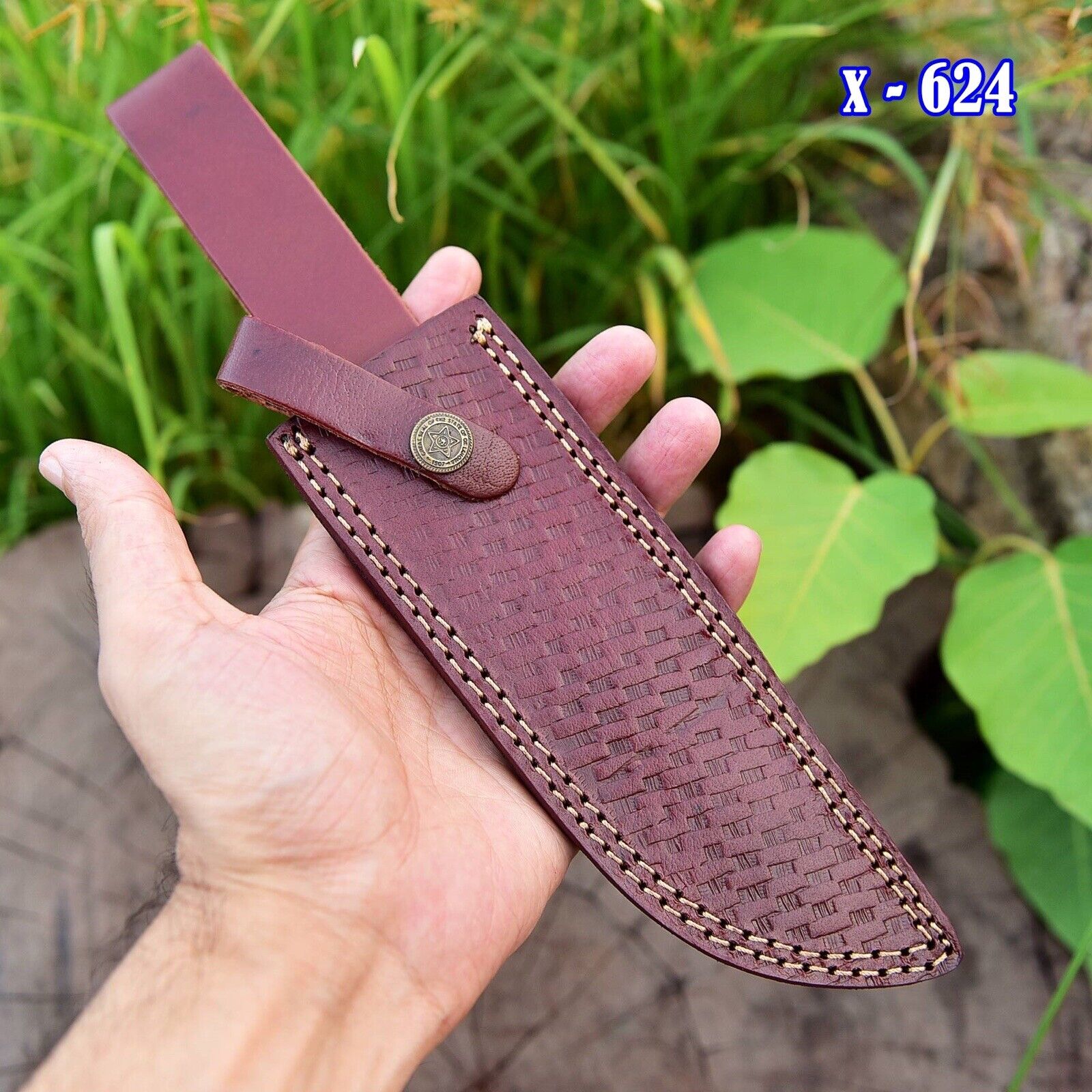Leather Hand Crafted BELT Loop Knife SHEATH Holster FIXED BLADE KNIFE Sheath