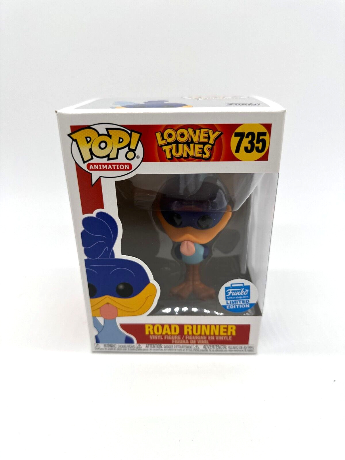 Funko Pop Looney Tunes Road Runner #735 Limited Edition Funko Shop Exclusive