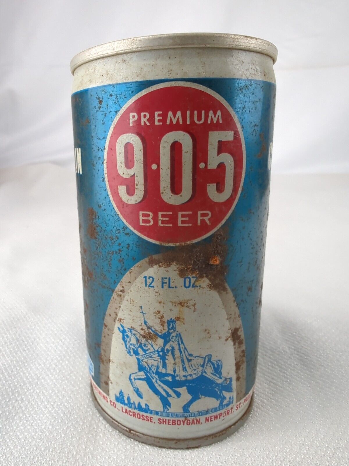 Premium 905 Beer 12 oz Pull Tab Can G. Heileman Brewing Co. LaCrosse WIS EMPTY