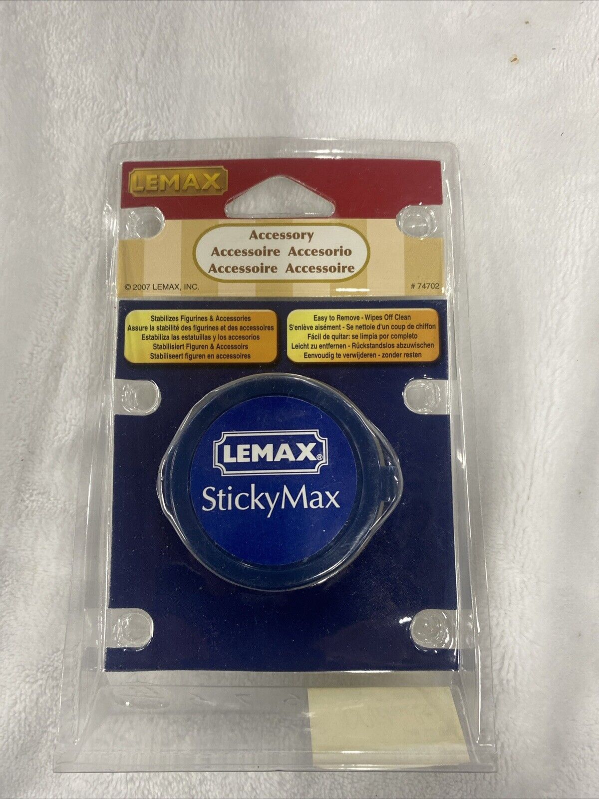 Lemax Sticky Wax #74702 Stabilizes Figurines