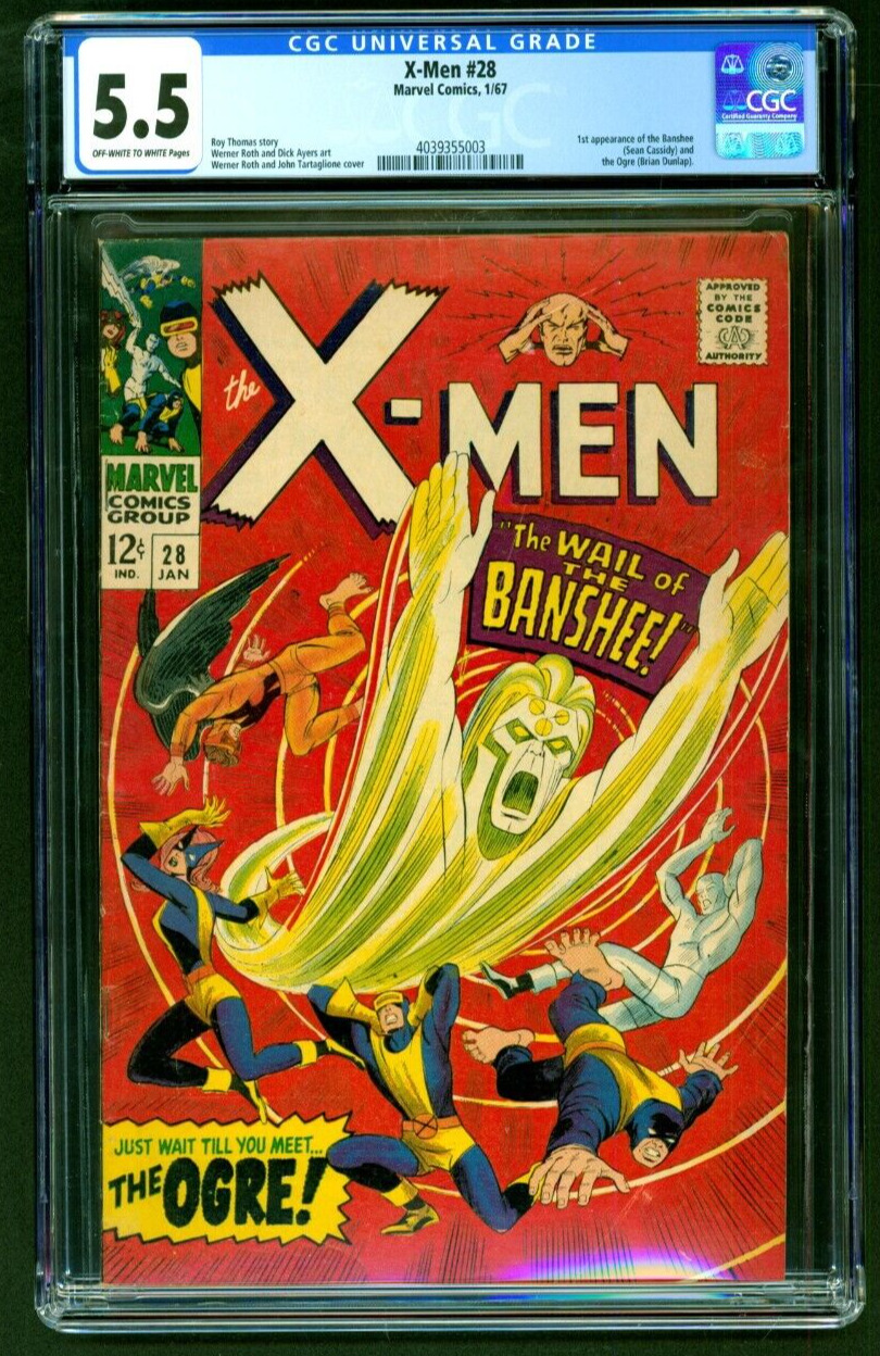 X-men #28 CGC 5.5 1st banshee