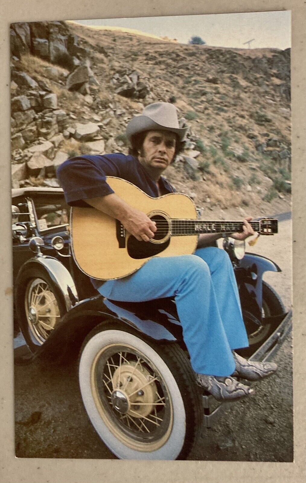 Merle Haggard Vintage Postcard Country Musician