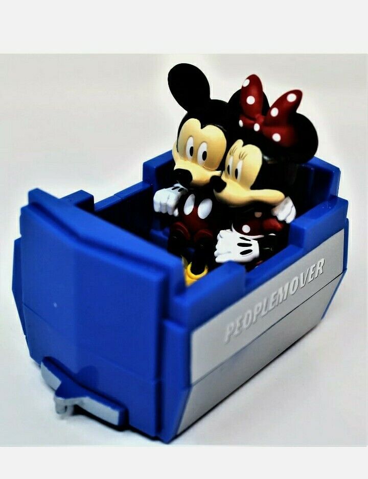 Disney Parks Tomorrowland People Mover Mickey Minnie Pull Back Toy Train New