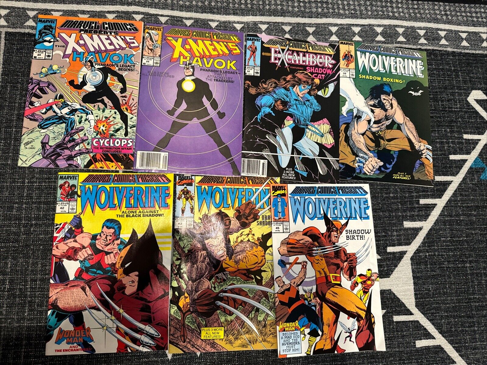 Lot Of 7 Marvel Comics Presents Issues #24,25,32,39,42,43,45
