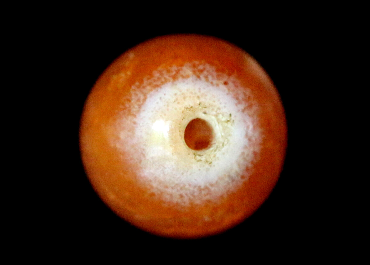 Wonderful Swat Valley Ancient Red Carnelian Bead Massive 17mm #A501 Rare Stone