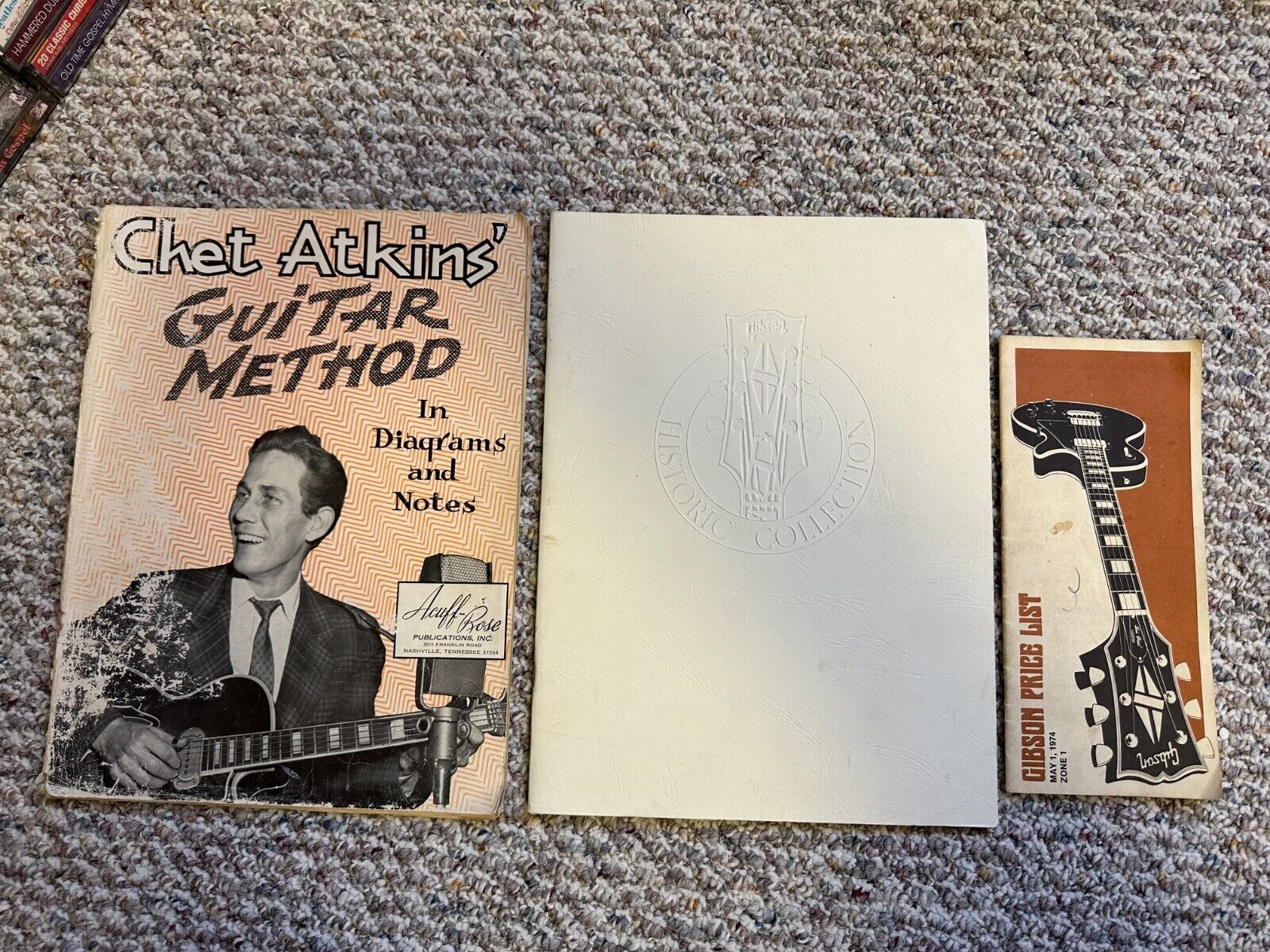 Gibson Historic Collection - Price List May 1, 1974 - Chet Atkins Books