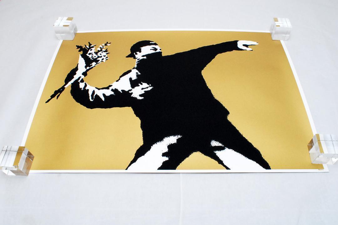 Wcp Banksy Love Is In The Air Reproduction