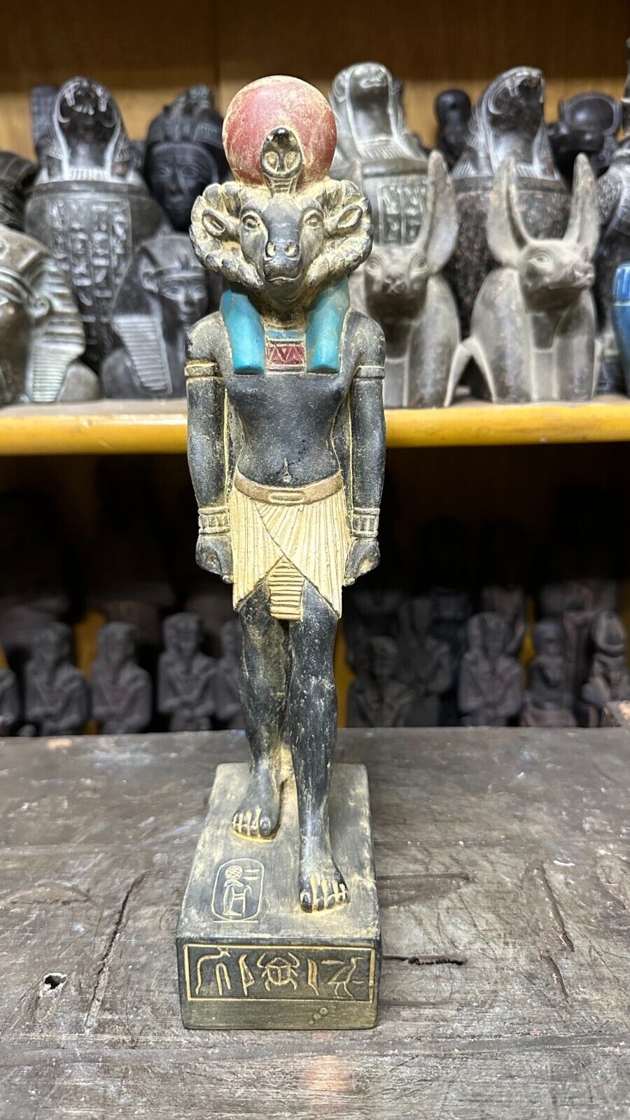 Fabulous Ancient Egyptian Ram God of Creation Egyptian God Khnum statue