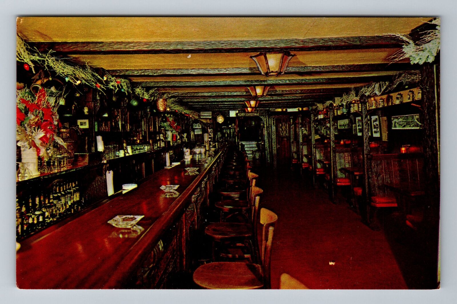New York City NY, Al Muller's Restaurant And Grill, Vintage Postcard