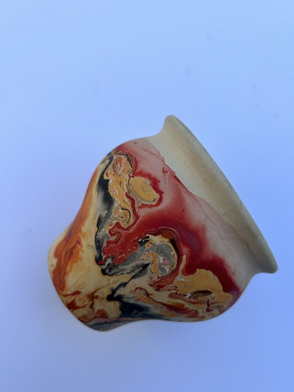 Nemadji Native American Clay Pottery Vase 5”