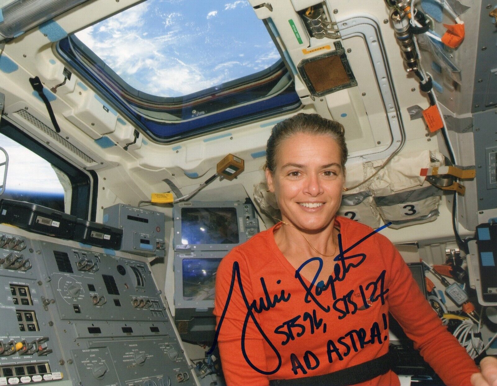 8x10 Original Autographed Photo of Canadian Astronaut Julie Payette