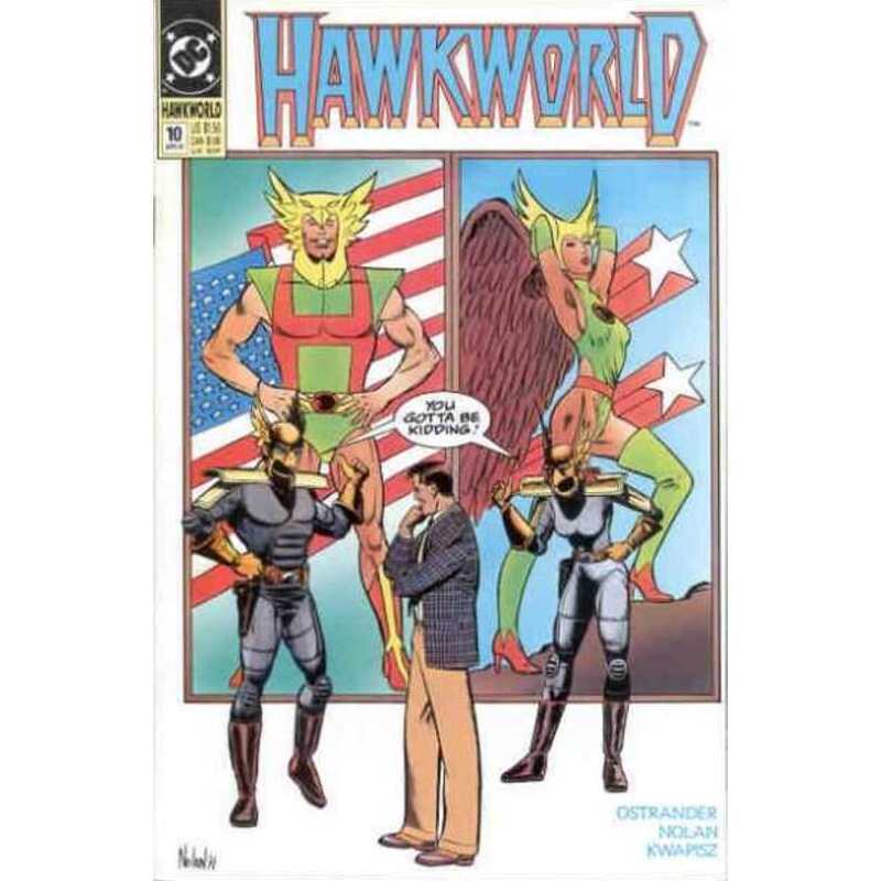 Hawkworld (1990 series) #10 in Near Mint condition. DC comics [m,