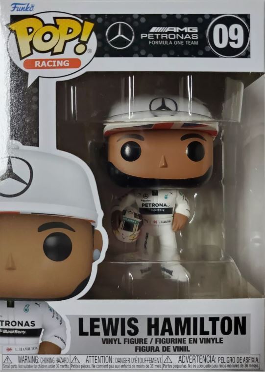 Lewis Hamilton w/Helmet (Mercedes-AMG Petronas) Funko Pop Racing